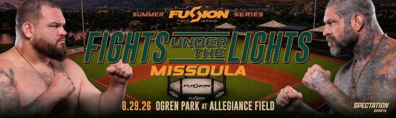 Fusion Fight League: Fights Under The Lights Missoula banner