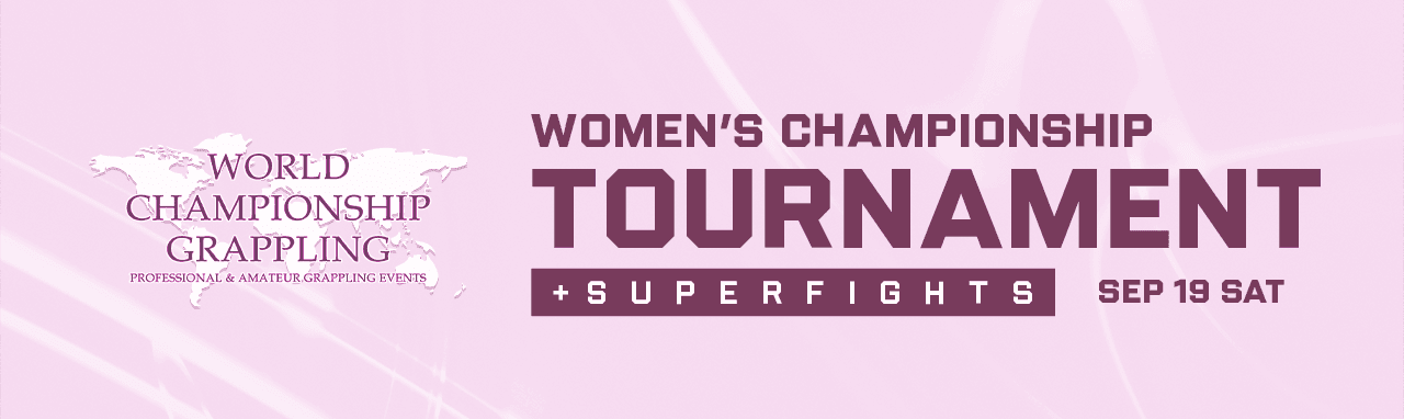 WCG: Womens Tournament + Superfights banner