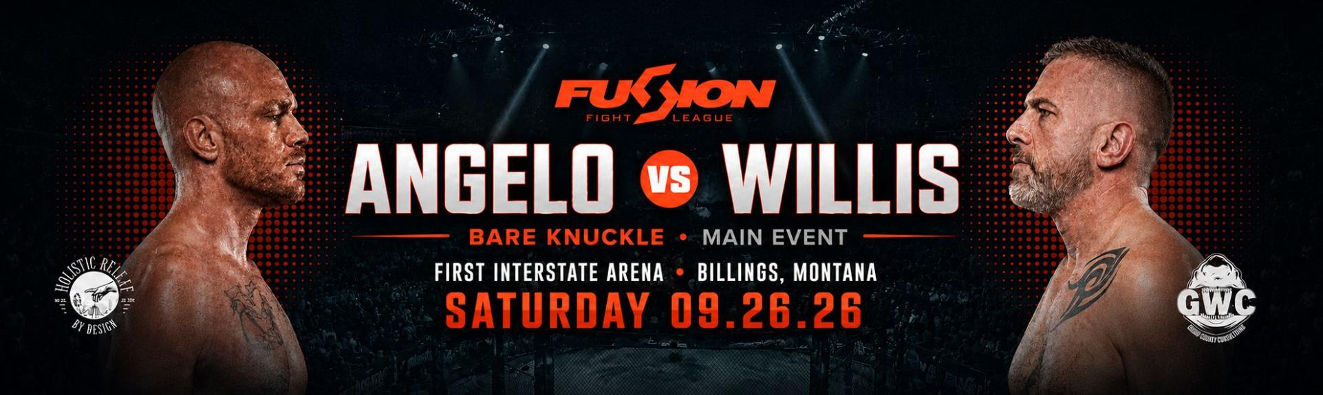 Fusion Fight League: Angelo vs Willis banner